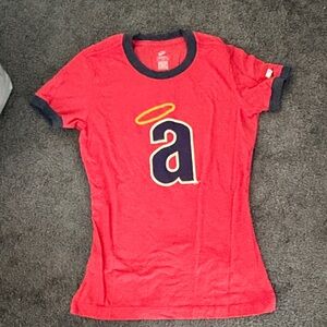 Nike Red and Black Short Sleeve Tee